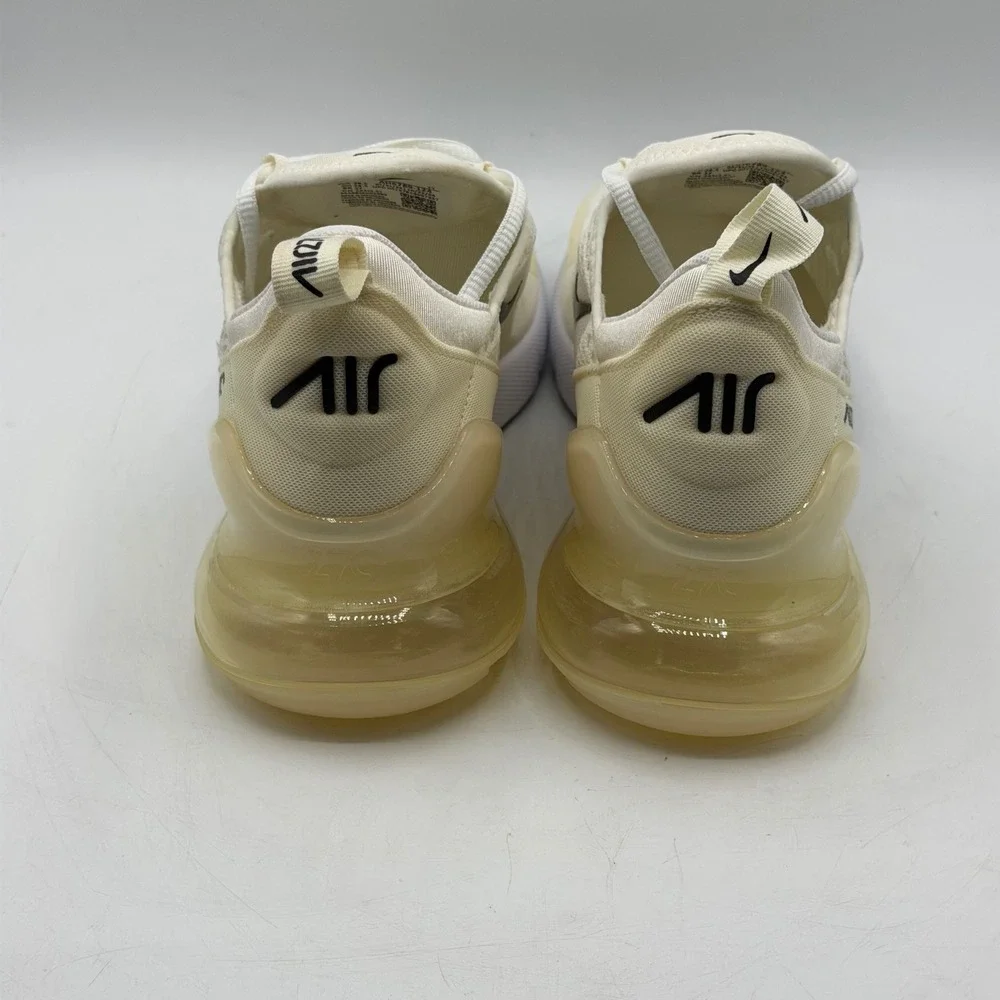 Nike Air Max 270 Womens 7.5 Coconut Milk Cream Sneaker AH6789-124 Athleisure Run